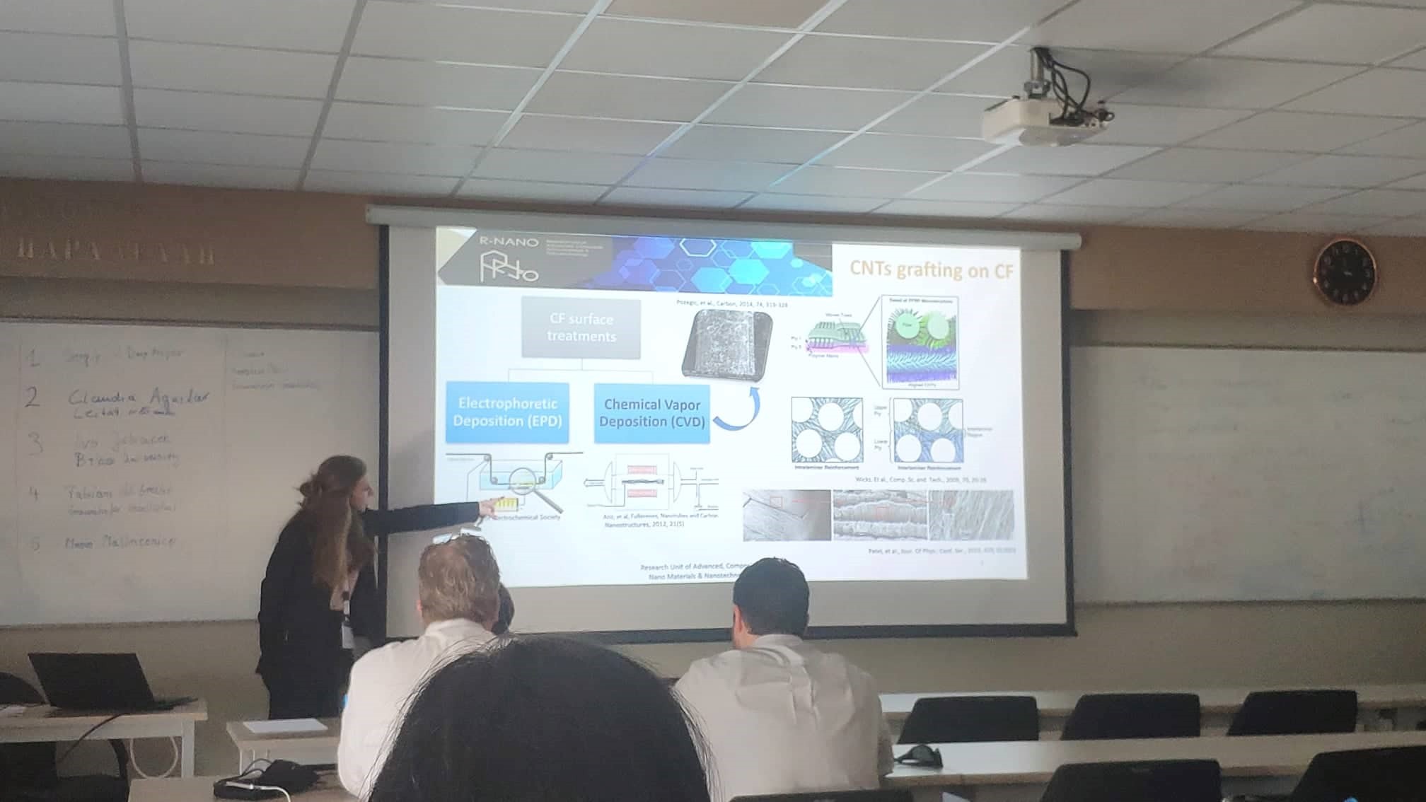 Nanotube grafting on Carbon Fibres through Chemical Vapor Deposition