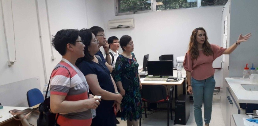 Visit in the CNTs Lab